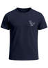 Herren T-Shirt mit Dino Print – Lustiges T-Rex Logo auf der Brust – Kurzarm Baumwollshirt mit Grafikmotiv Neverless®preview