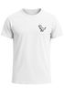 Herren T-Shirt mit Dino Print – Lustiges T-Rex Logo auf der Brust – Kurzarm Baumwollshirt mit Grafikmotiv Neverless®preview