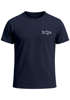 Herren T-Shirt mit Hai Print - Kurzarm Shirt mit dezentem Shark Logo auf der Brust – Baumwolle – Maritimer Sommer-Look Neverless®preview