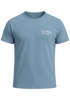 Herren T-Shirt mit Hai Print - Kurzarm Shirt mit dezentem Shark Logo auf der Brust – Baumwolle – Maritimer Sommer-Look Neverless®preview