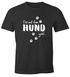 Herren T-Shirt mit Hundemotiv Der mit dem Hund geht Pfoten Pfotenabdrücke Shirt Hundesprüche Moonworks®preview