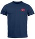 Herren T-Shirt mit Norwegen Flagge Kurzarm Shirt mit Brustlogo Skandinavisches Design Shirt für Alltag und Reise Neverless® preview