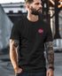 Herren T-Shirt mit Norwegen Flagge Kurzarm Shirt mit Brustlogo Skandinavisches Design Shirt für Alltag und Reise Neverless® preview
