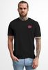 Herren T-Shirt mit Norwegen Flagge Kurzarm Shirt mit Brustlogo Skandinavisches Design Shirt für Alltag und Reise Neverless® preview