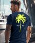 Herren T-Shirt mit Palmen-Print Baumwollstoff und Grafik Aufdruck Sommer Fashion Streetstyle Neverless®preview