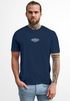 Herren T-Shirt mit Palmen-Print Baumwollstoff und Grafik Aufdruck Sommer Fashion Streetstyle Neverless®preview