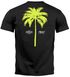 Herren T-Shirt mit Palmen-Print Baumwollstoff und Grafik Aufdruck Sommer Fashion Streetstyle Neverless®preview