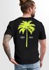 Herren T-Shirt mit Palmen-Print Baumwollstoff und Grafik Aufdruck Sommer Fashion Streetstyle Neverless®preview