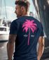 Herren T-Shirt mit Palmen-Print Baumwollstoff und Grafik Aufdruck Sommer Fashion Streetstyle Neverless®preview