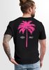 Herren T-Shirt mit Palmen-Print Baumwollstoff und Grafik Aufdruck Sommer Fashion Streetstyle Neverless®preview