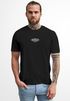 Herren T-Shirt mit Palmen-Print Baumwollstoff und Grafik Aufdruck Sommer Fashion Streetstyle Neverless®preview