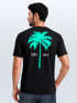 Herren T-Shirt mit Palmen-Print Baumwollstoff und Grafik Aufdruck Sommer Fashion Streetstyle Neverless®preview