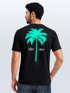 Herren T-Shirt mit Palmen-Print Baumwollstoff und Grafik Aufdruck Sommer Fashion Streetstyle Neverless®preview