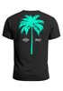 Herren T-Shirt mit Palmen-Print Baumwollstoff und Grafik Aufdruck Sommer Fashion Streetstyle Neverless®preview