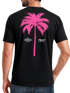 Herren T-Shirt mit Palmen-Print Baumwollstoff und Grafik Aufdruck Sommer Fashion Streetstyle Neverless®preview