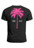 Herren T-Shirt mit Palmen-Print Baumwollstoff und Grafik Aufdruck Sommer Fashion Streetstyle Neverless®preview
