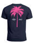 Herren T-Shirt mit Palmen-Print Baumwollstoff und Grafik Aufdruck Sommer Fashion Streetstyle Neverless®preview