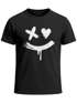 Herren T-Shirt mit Print Aufdruck Smile Techwear Fashion Streetstyle Trendmotiv Neverless®preview