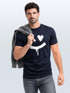 Herren T-Shirt mit Print Aufdruck Smile Techwear Fashion Streetstyle Trendmotiv Neverless®preview