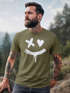 Herren T-Shirt mit Print Aufdruck Smile Techwear Fashion Streetstyle Trendmotiv Neverless®preview