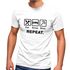 Herren T-Shirt mit Spruch Eat Sleep Repeat Mega Mix Fun-Shirt lustige Geschenke Moonworks®preview