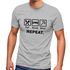 Herren T-Shirt mit Spruch Eat Sleep Repeat Mega Mix Fun-Shirt lustige Geschenke Moonworks®preview