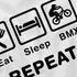 Herren T-Shirt mit Spruch Eat Sleep Repeat Mega Mix Fun-Shirt lustige Geschenke Moonworks®preview