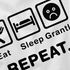 Herren T-Shirt mit Spruch Eat Sleep Repeat Mega Mix Fun-Shirt lustige Geschenke Moonworks®preview