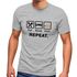 Herren T-Shirt mit Spruch Eat Sleep Repeat Mega Mix Fun-Shirt lustige Geschenke Moonworks®preview