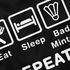 Herren T-Shirt mit Spruch Eat Sleep Repeat Mega Mix Fun-Shirt lustige Geschenke Moonworks®preview