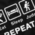 Herren T-Shirt mit Spruch Eat Sleep Repeat Mega Mix Fun-Shirt lustige Geschenke Moonworks®preview