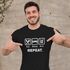 Herren T-Shirt mit Spruch Eat Sleep Repeat Mega Mix Fun-Shirt lustige Geschenke Moonworks®preview