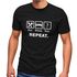 Herren T-Shirt mit Spruch Eat Sleep Repeat Mega Mix Fun-Shirt lustige Geschenke Moonworks®preview