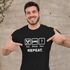 Herren T-Shirt mit Spruch Eat Sleep Repeat Mega Mix Fun-Shirt lustige Geschenke Moonworks®preview