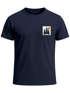 Herren T-Shirt mit Wald-Logo Outdoor Badge Naturmotiv Sommer Fashion Streetstyle Grafikshirt Kurzarm Baumwolle Neverless®preview