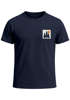 Herren T-Shirt mit Wald-Logo Outdoor Badge Naturmotiv Sommer Fashion Streetstyle Grafikshirt Kurzarm Baumwolle Neverless®preview