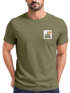 Herren T-Shirt mit Wald-Logo Outdoor Badge Naturmotiv Sommer Fashion Streetstyle Grafikshirt Kurzarm Baumwolle Neverless®preview