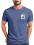 Herren T-Shirt mit Wald-Logo Outdoor Badge Naturmotiv Sommer Fashion Streetstyle Grafikshirt Kurzarm Baumwolle Neverless®preview