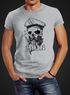 Herren T-Shirt Moin Kapitän Totenkopf Anker Bart Hamburg Fashion Streetstyle Neverless® preview