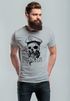 Herren T-Shirt Moin Kapitän Totenkopf Anker Bart Hamburg Fashion Streetstyle Neverless® preview