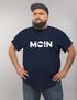 Herren T-Shirt Moin Möwe Hamburg Nordisch Norden Dialekt Guten Morgen Fun-Shirt Spruch lustig Moonworks®preview