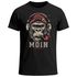 Herren T-Shirt Moin Schriftzug Gorilla Möwe Musik Aufdruck Brustprint Printshirt Fashion Streetstyle Neverless®preview