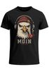 Herren T-Shirt Moin Schriftzug Gorilla Möwe Musik Aufdruck Brustprint Printshirt Fashion Streetstyle Neverless®preview