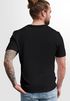 Herren T-Shirt Moin Schriftzug Gorilla Musik Aufdruck Brustprint Printshirt Fashion Streetstyle Neverless®preview