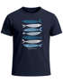 Herren T-Shirt Motiv Maritim Meer Fische Sommer Urlaub Spruch Respect the Locals  Fashion Streetstyle Neverless®preview