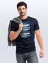 Herren T-Shirt Motiv Maritim Meer Fische Sommer Urlaub Spruch Respect the Locals  Fashion Streetstyle Neverless®preview