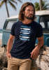 Herren T-Shirt Motiv Maritim Meer Fische Sommer Urlaub Spruch Respect the Locals  Fashion Streetstyle Neverless®preview