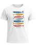 Herren T-Shirt Motiv Maritim Meer Fische Sommer Urlaub Spruch Respect the Locals  Fashion Streetstyle Neverless®preview