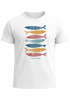 Herren T-Shirt Motiv Maritim Meer Fische Sommer Urlaub Spruch Respect the Locals  Fashion Streetstyle Neverless®preview