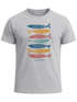 Herren T-Shirt Motiv Maritim Meer Fische Sommer Urlaub Spruch Respect the Locals  Fashion Streetstyle Neverless®preview